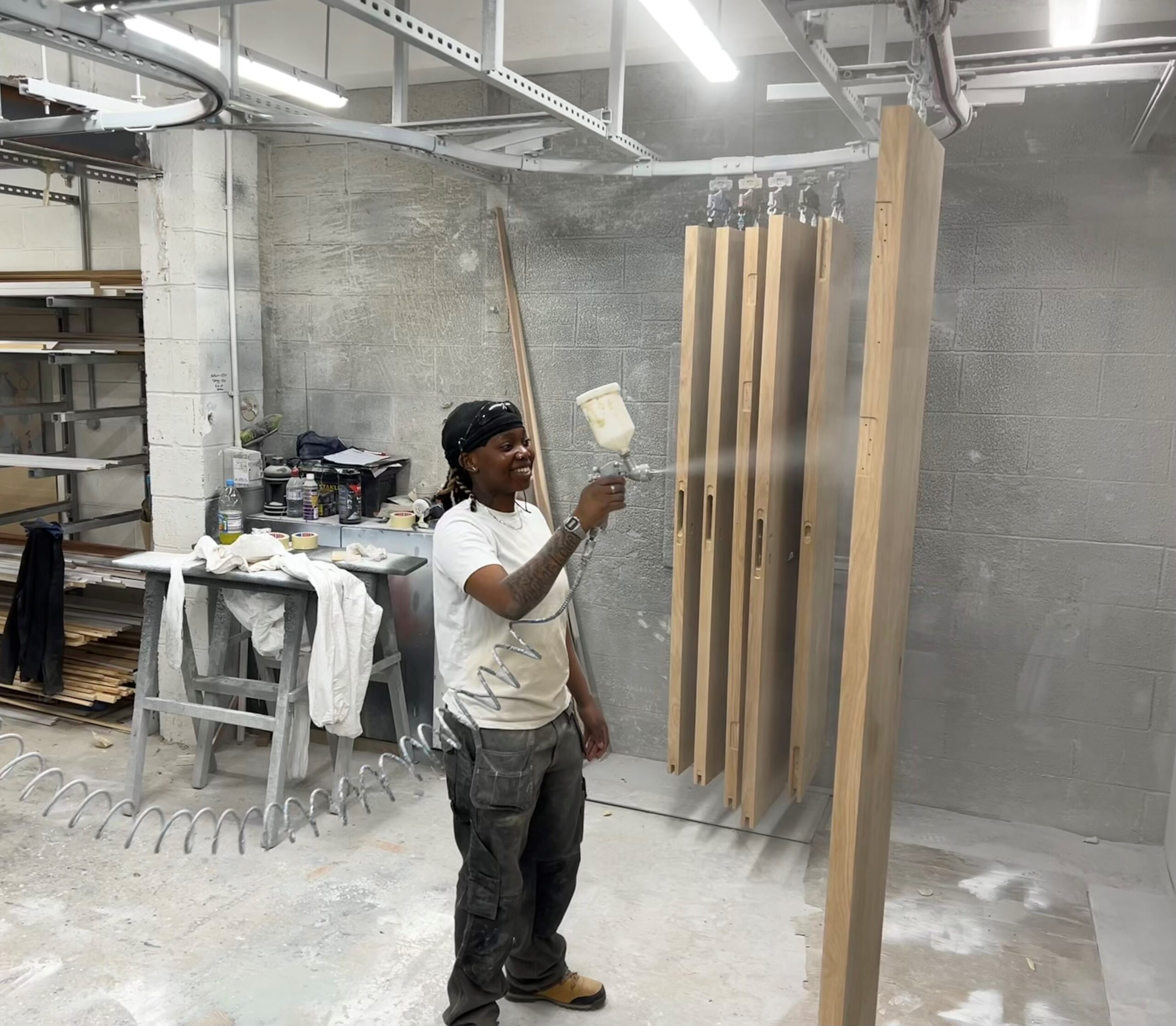Carpentry and Joinery learner Glory Olanrewaju